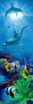 Fish Aquarium Painting - Hana Kai under sea